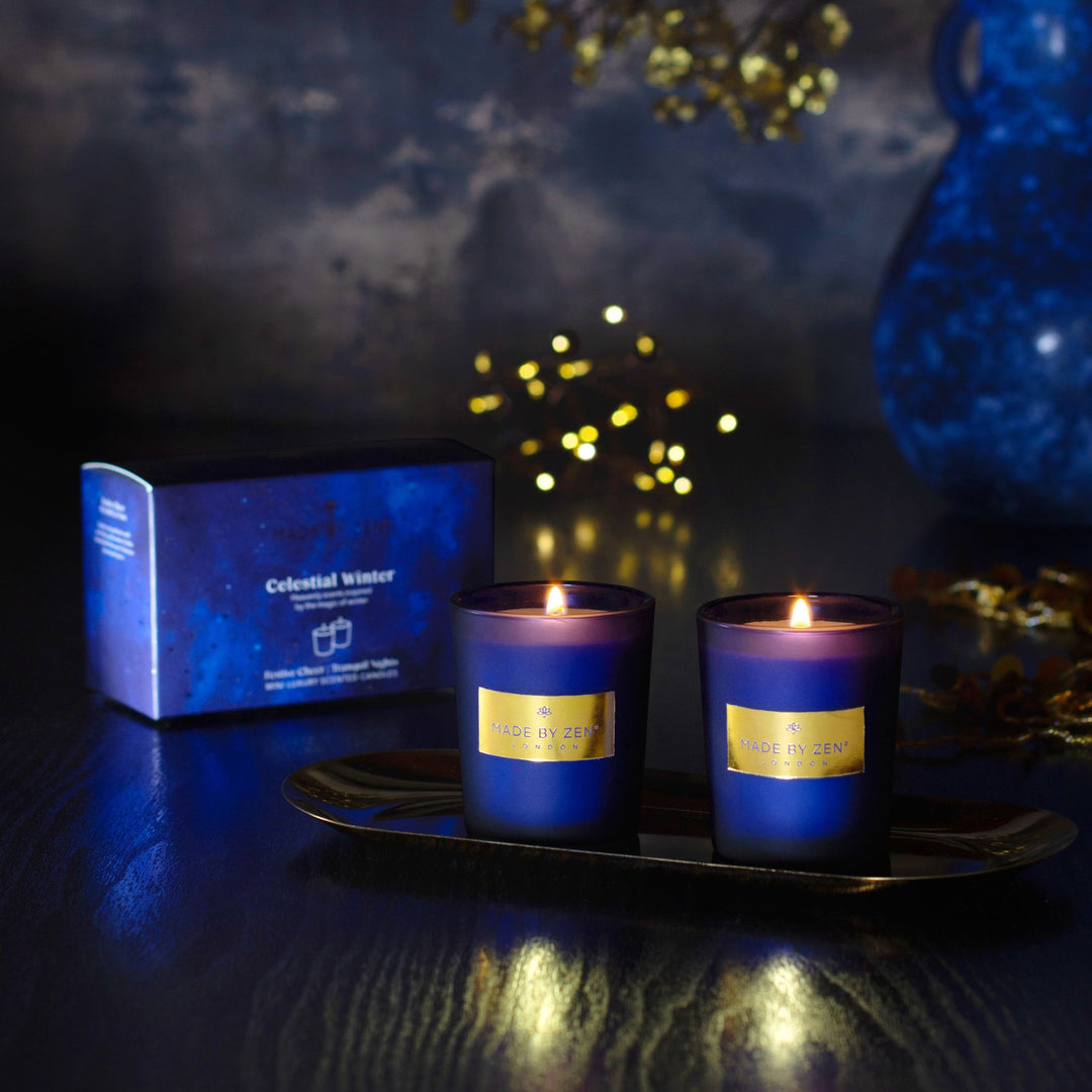 Celestial Winter Candle Set