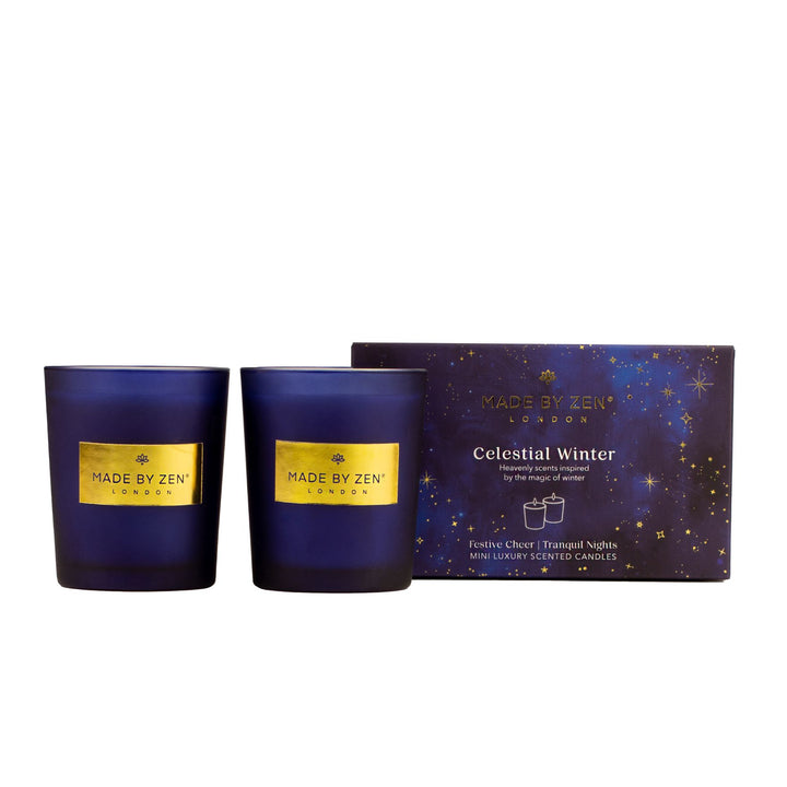 Celestial Winter Candle Set