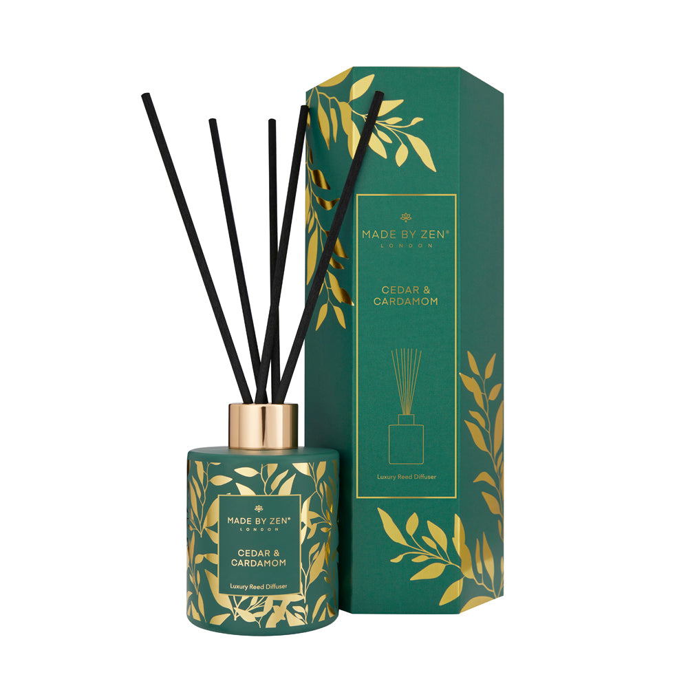 Made by Zen | Cedar & Cardamom Aura Reed Diffuser – Made By Zen