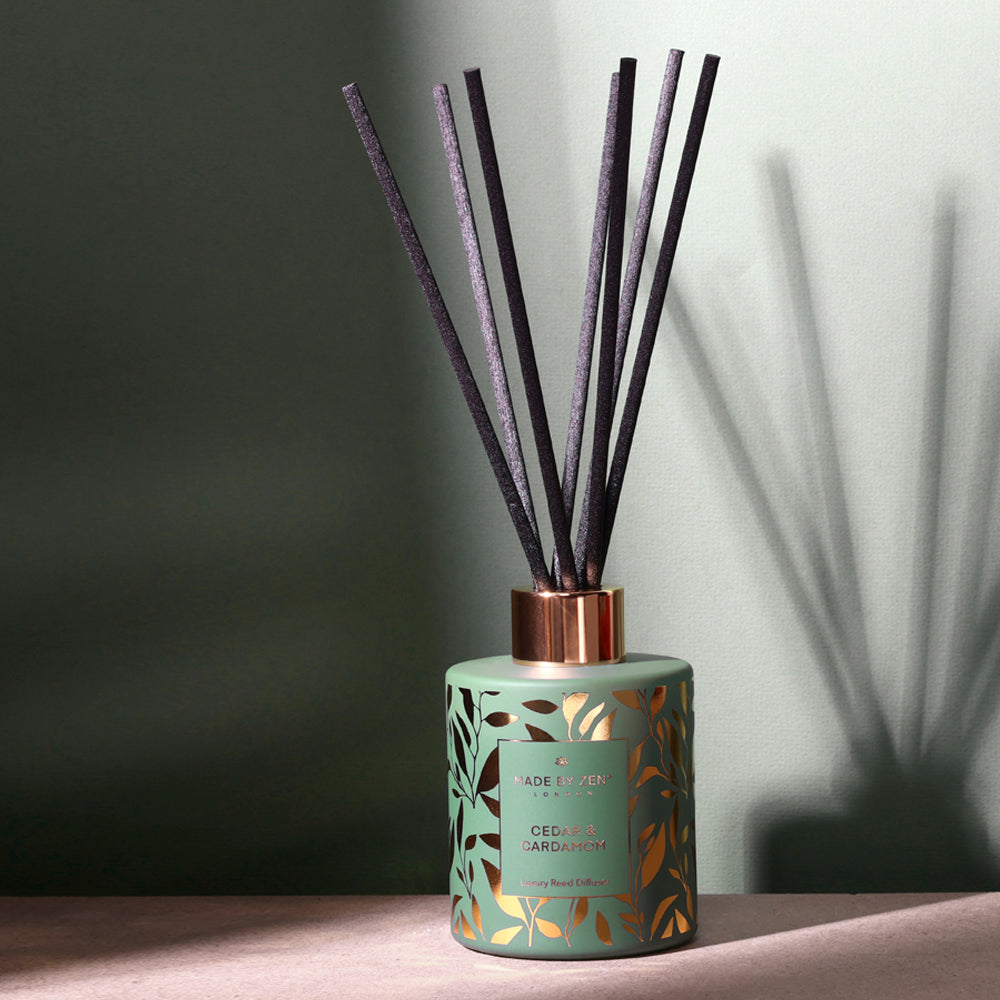 Made by Zen | Cedar & Cardamom Aura Reed Diffuser – Made By Zen